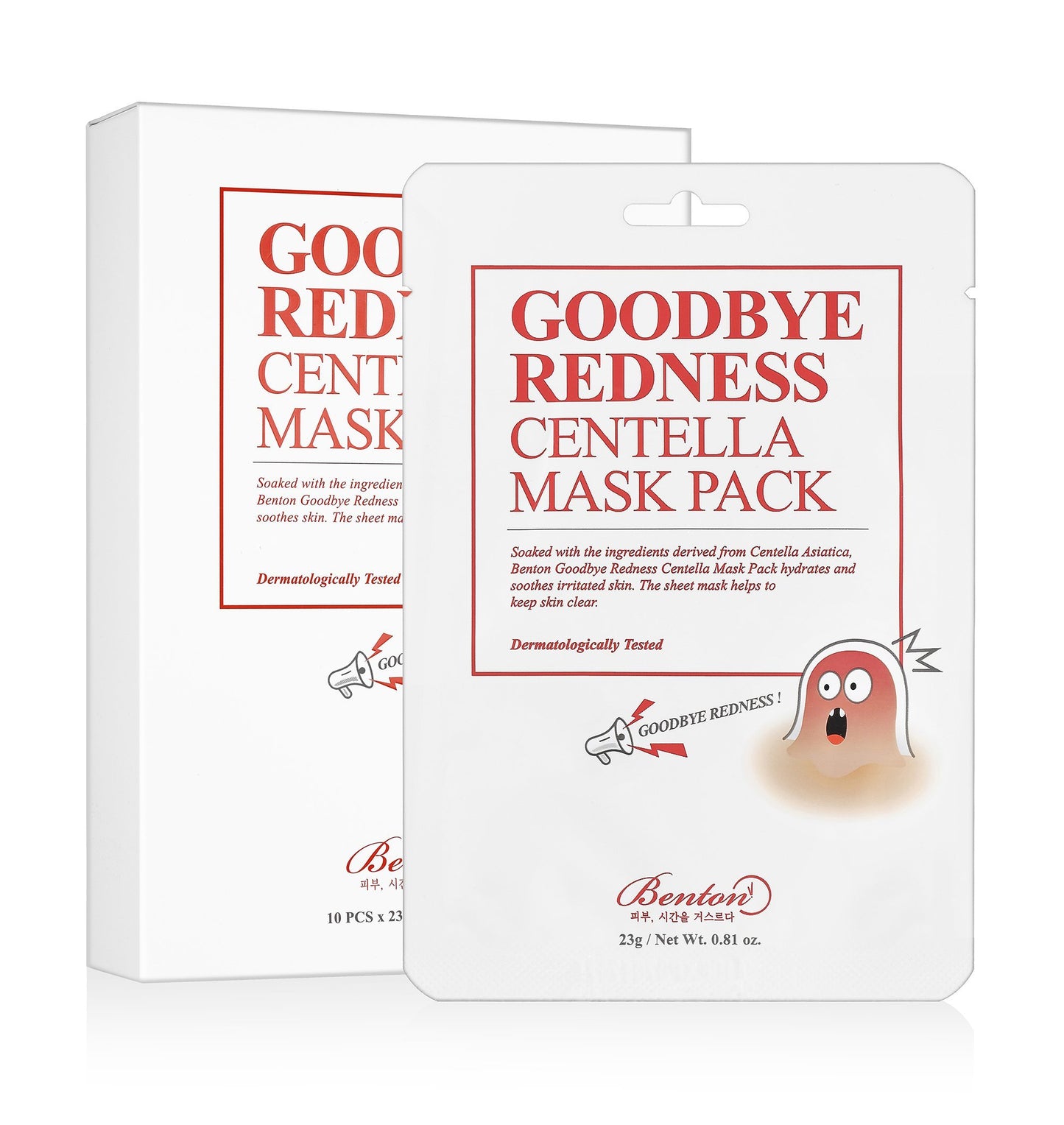 Benton Goodbye Redness Centella Sheet Mask