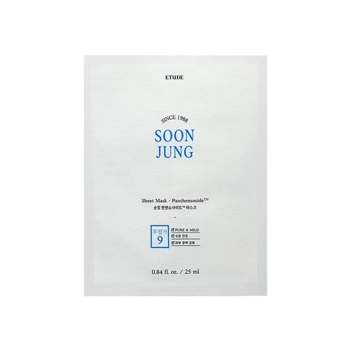 ETUDE HOUSE SoonJung Panthensoside Sheet Masks