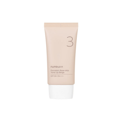 numbuzin No.3 Porcelain Base-skip Tone Up Beige 50ml