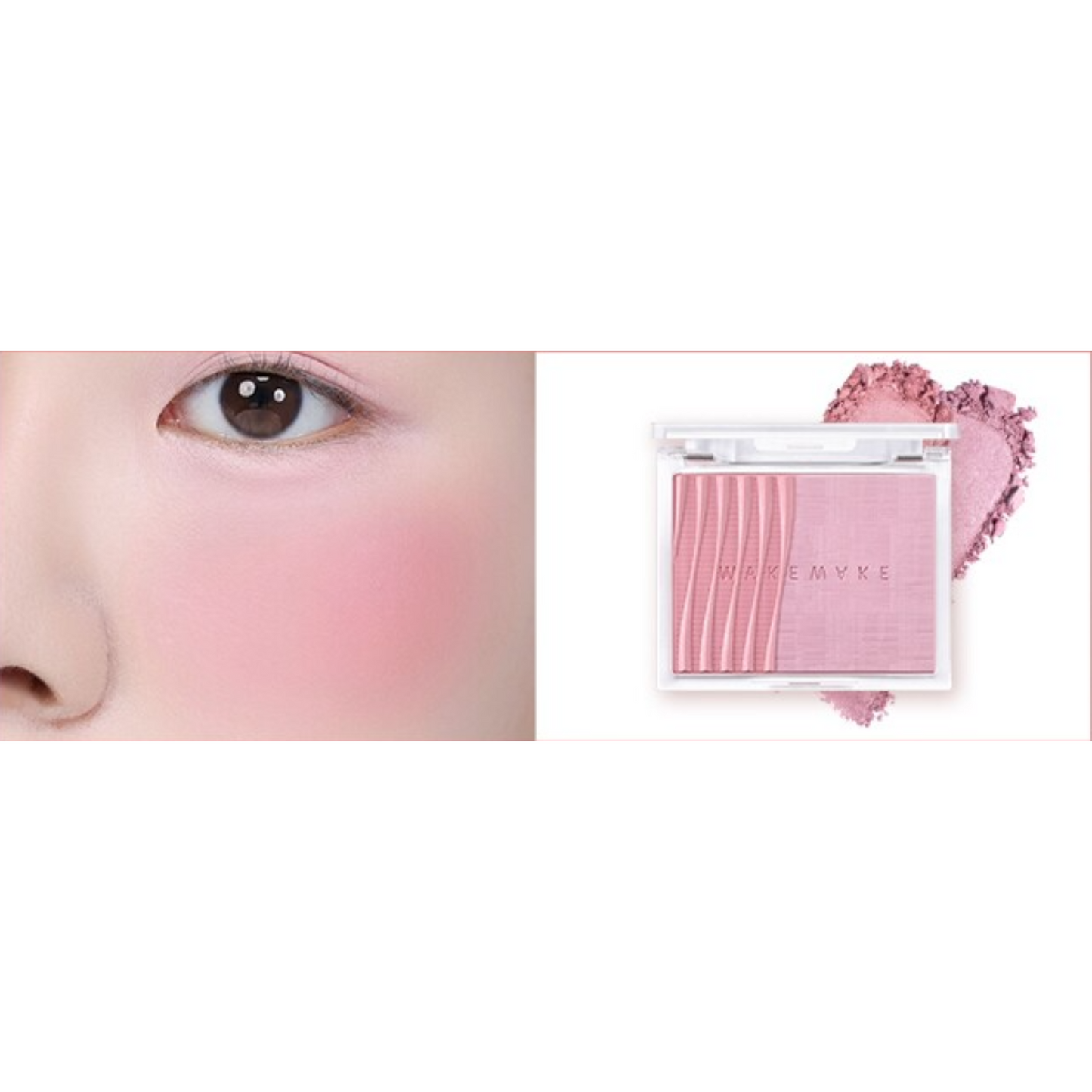 WAKEMAKE Sheer Layering Dual Blusher