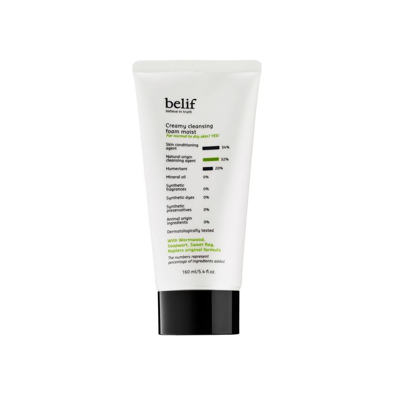 belif Creamy Cleansing Foam Moist 160ml