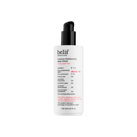 belif Creamy Moisturiser Deep Moist 125ml