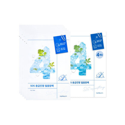 numbuzin No.4 SOS Icy Soothing Sheet Mask