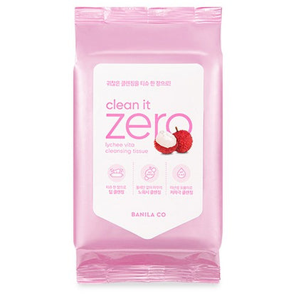 BANILA CO Clean It Zero Lychee Vita Cleansing Tissues